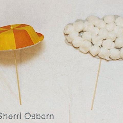 Umbrella and Rain Cloud Crafts