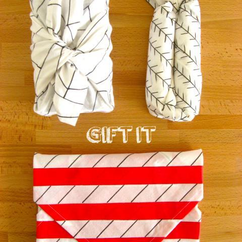 Handmade furoshiki - gift wrap