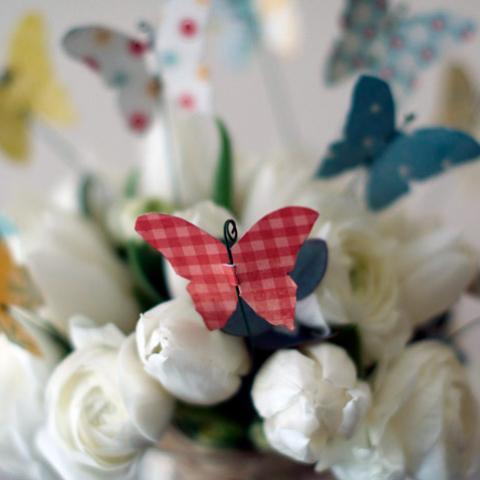 DIY butterfly decorations