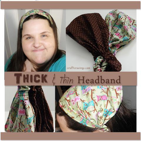 Thick and Thin Headband Pattern