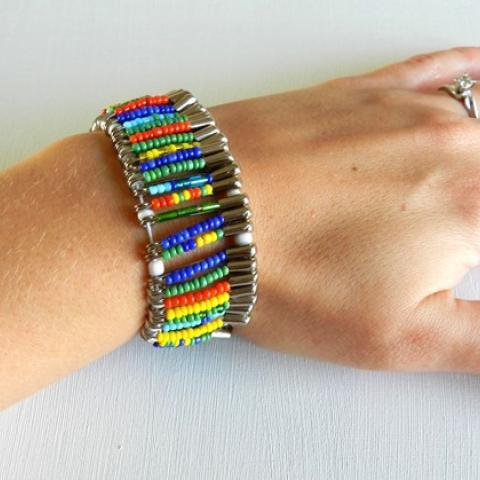 Safety Pin Bracelet