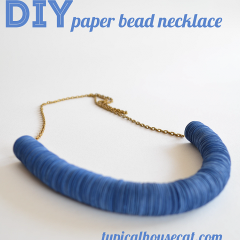 Paper Bead Necklace