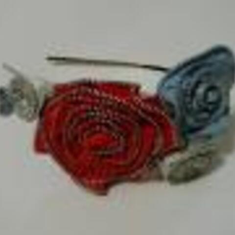 No Sew Zipper Flower Headband