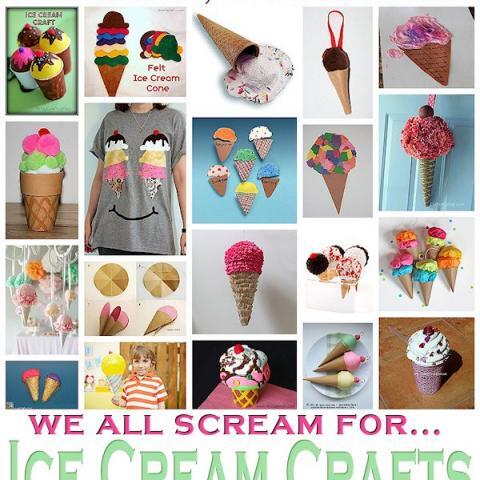 20 Cool Ice Cream Crafts