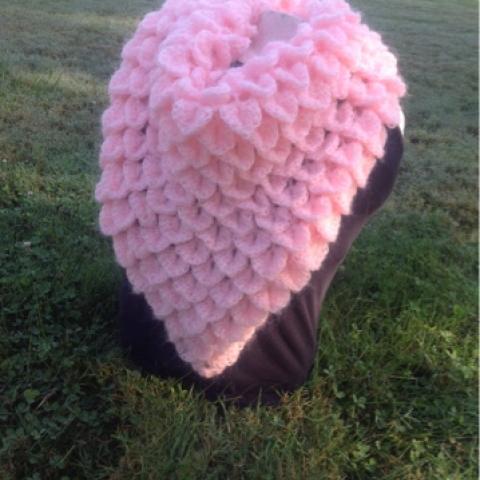 Crocodile stitch Shawl