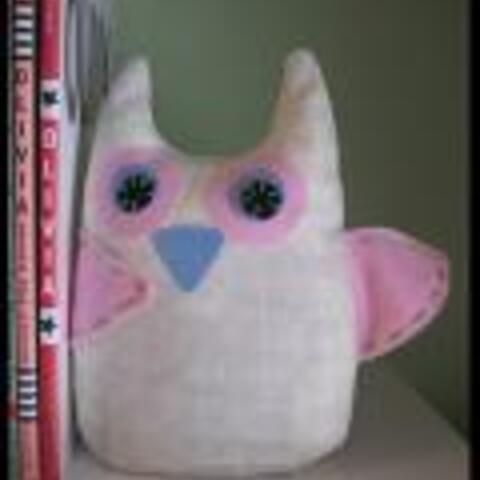 Owl Softie Book Ends