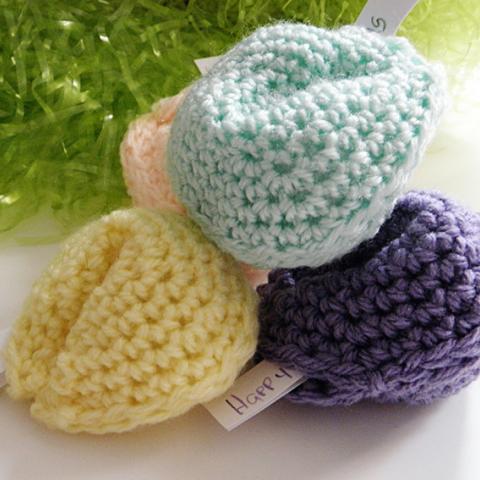 Crochet Fortune Cookies