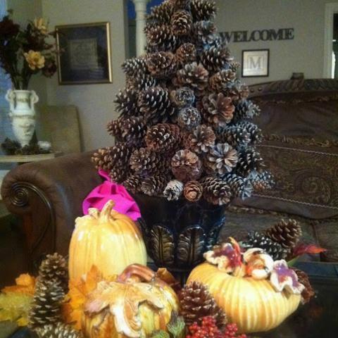 Pine Cone Tree Tutorial