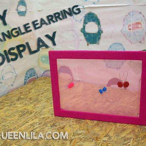 TUTORIAL: DIY Dangle Earring Display | Queen Lila-royalty crafts