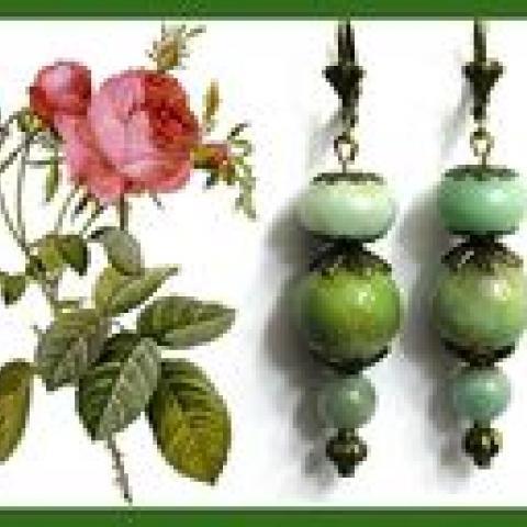 Amazonite earrings