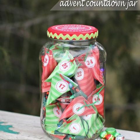 How to Make an Advent Countdown Jar