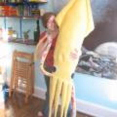 Giant Squid Pillow