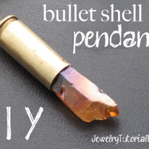DIY Bullet Shell Pendants