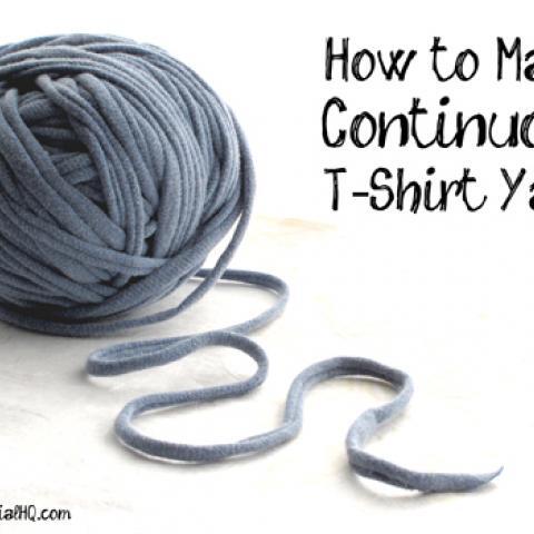 How to Make Continuous T-Shirt Yarn