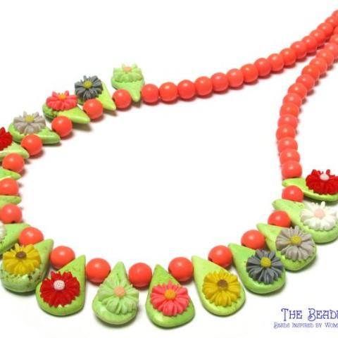 Neon Edelweiss Necklace