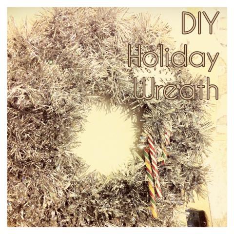 Holiday wreath tutorial