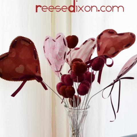 Valentines heart bouquet