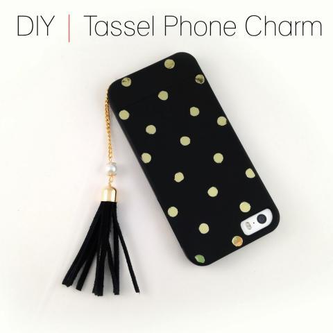 DIY Tassel Phone Charm
