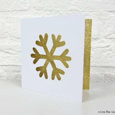 Christmas Snowflake card