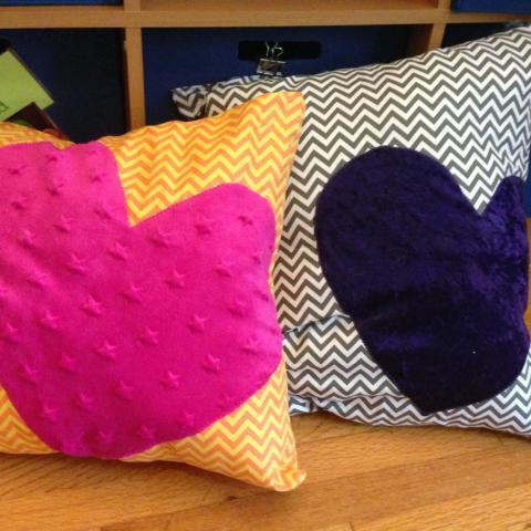 Simple Heart Pillow