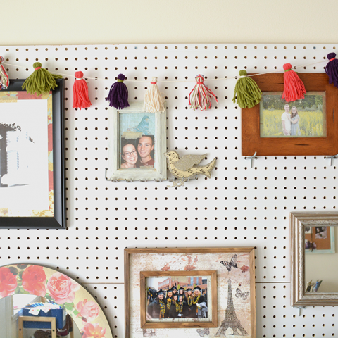 DIY Color Pop Tassel Garland