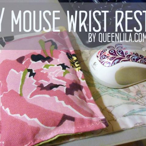 TUTORIAL: DIY Mouse Wrist Rest | Queen Lila-royalty crafts
