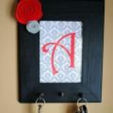 Picture Frame Key Holder