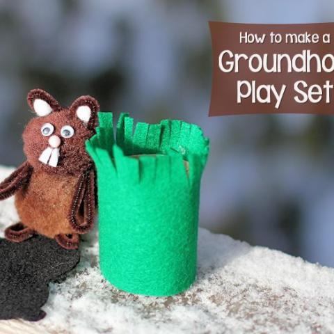 How to Make a Groundhog Play Set