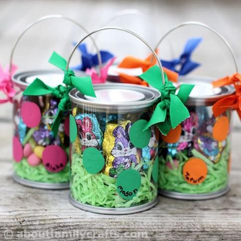 Polka Dot Easter Buckets