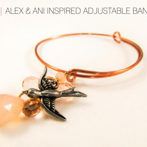 DIY Alex & Ani Inspired Adjustable Bangle