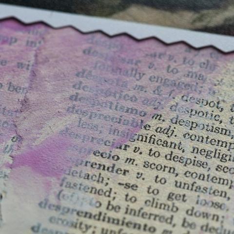 easy DIY mixed media background