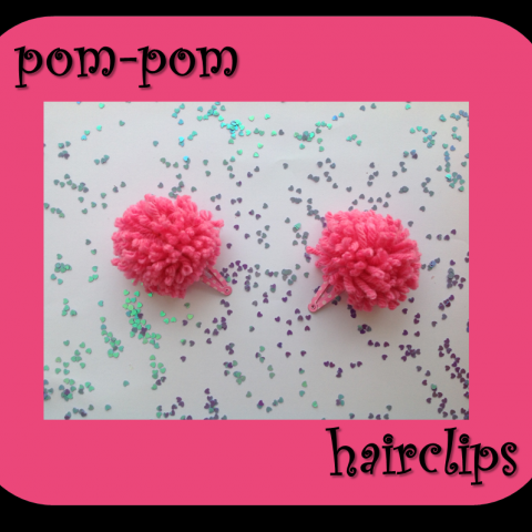 Pom-Pom hairclips |Keeping it Real