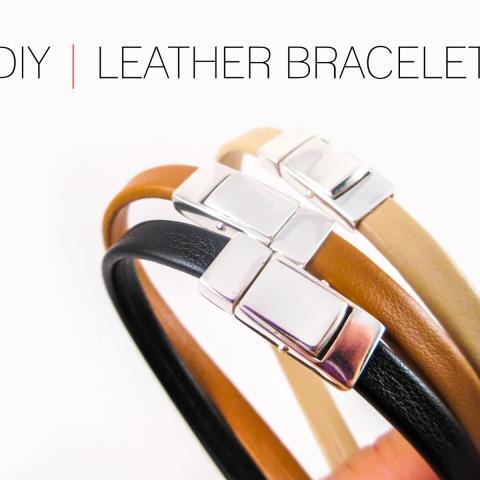DIY Leather Bracelets