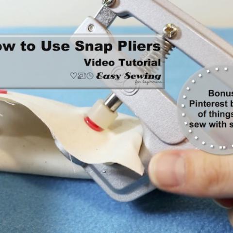 How to Use Snap Pliers