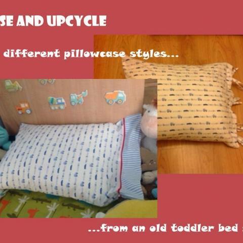 upcycled pillowcases