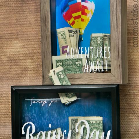 DIY Shadow Box Bank