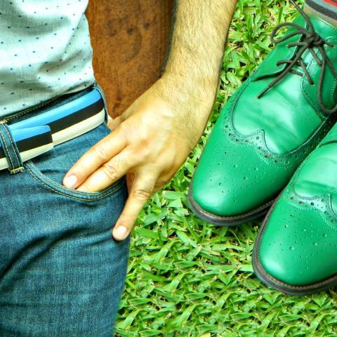 Belt and shoes makeover