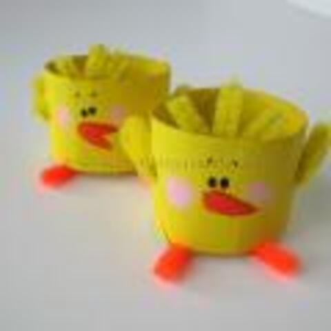 Cardboard Tube Chicks