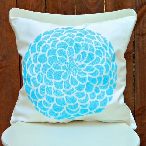 Beaded Pillows (without the beading)
