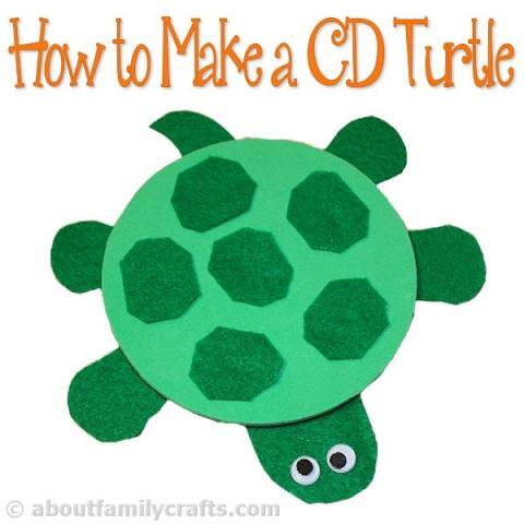 CD Turtle Craft