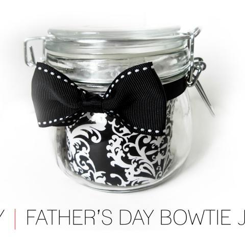 DIY Father's Day Bowtie Jar