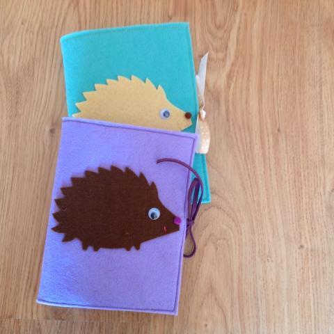 hedgehog notebook covers