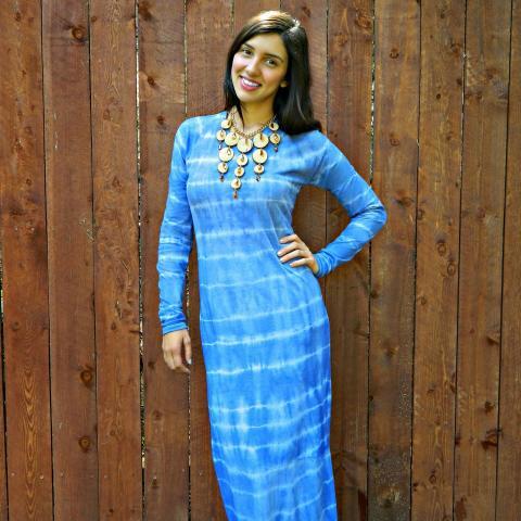 Full length t-shirt dress diy