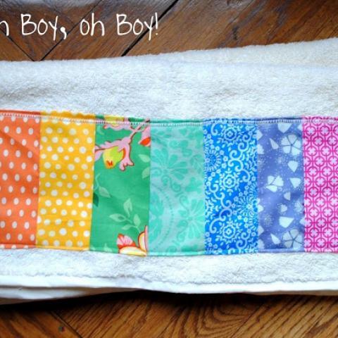 Rainbow Guest Towels