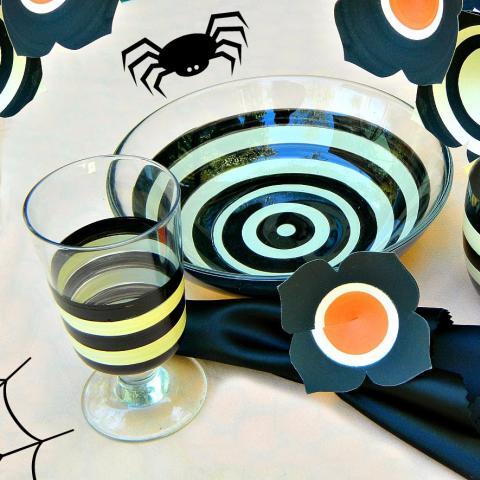 BEETLEJUICE Inspired Halloween Table Setting