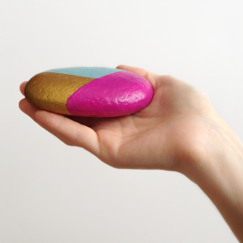 Color Block Your Rocks