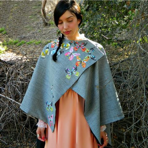 Beautiful Butterfly Cape DIY
