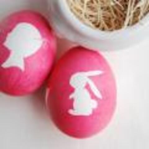 Silhouette Easter Eggs