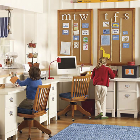 Homework Zone for Kids! Design with Cork!