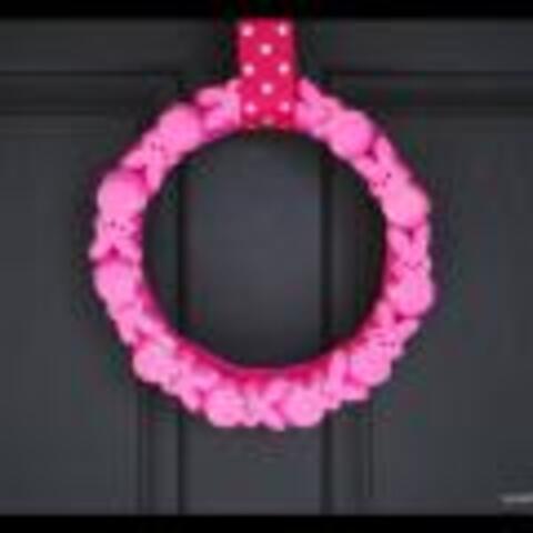 Peeps Bunny Wreath
